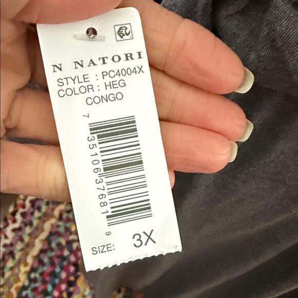 NWT Natori Congo Gray Housecoat Robe - Picture 3 of 5